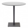 Стол для кафе VLL- SCAB Tiffany D70 (светло-серый/черный)