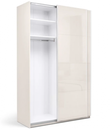 Шкаф - купе MRK- Лилу 1,5х2,4 м Глянец Кашемир