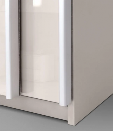 Шкаф - купе MRK- Лилу 1,5х2,4 м Глянец Кашемир