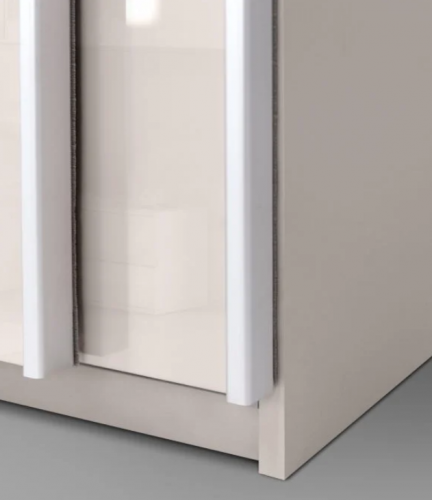 Шкаф - купе MRK- Лилу 1,5х2,4 м Глянец Кашемир