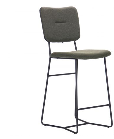 Барный стул AMF- Alphabet F black/olive