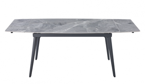 Стол раскладной TOP- Люкс серый глянец /серые ноги 120/180 1