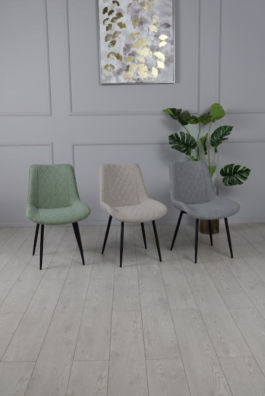 Комплект стол раскладной TOP- Люкс серый глянец /серые ноги 120/180 + 4 стула Изи