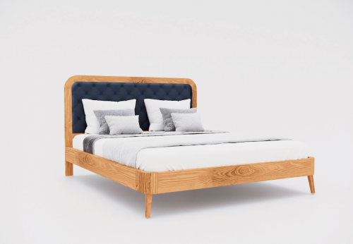 Кровать двуспальная деревянная AWD- Форсса 1 (ясень)  