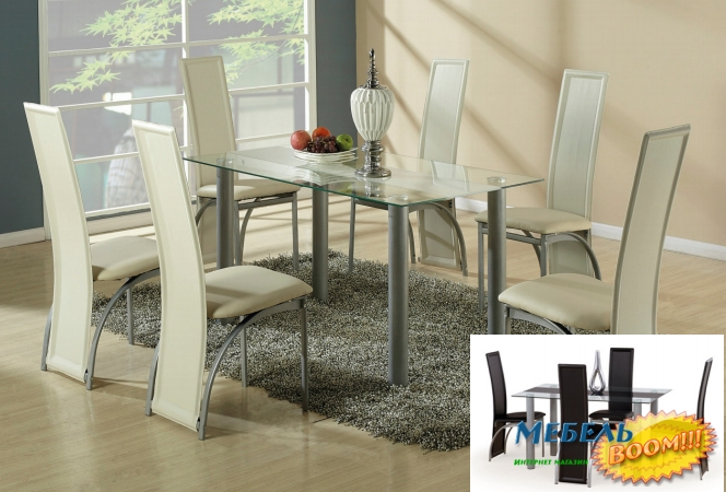 Стол стеклянный PL- HALMAR TALON