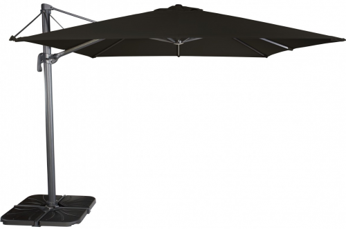 Зонт от солнца квадратный с базой DEI- Ezpeleta Flexo 3x3 (антрацит)