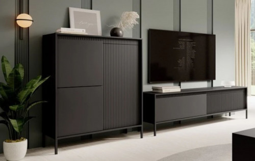 Стенка Perfect Home Сенсо / Senso B Черный
