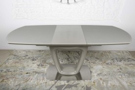 Стол обеденный модерн NL- Ottawa (Оттава) стекло мокко, крем