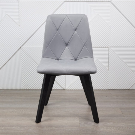 Стул кухонный Ont- Даниэль Серый черные ножки