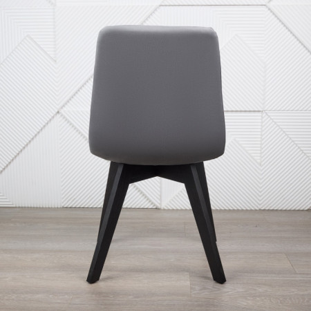 Стул кухонный Ont- Даниэль Серый черные ножки
