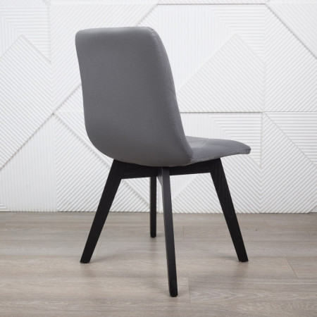 Стул кухонный Ont- Даниэль Серый черные ножки