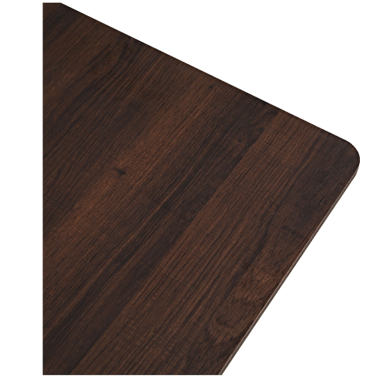 Стол обеденный AMF- Sheffield черный / темно-коричневый