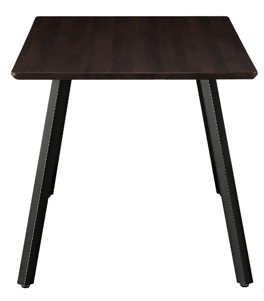 Стол обеденный AMF- Sheffield черный / темно-коричневый