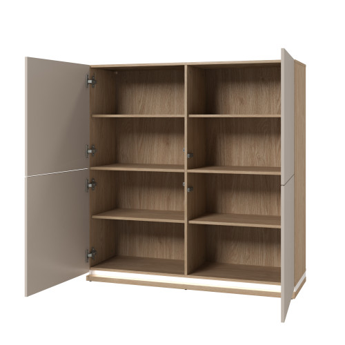 Комод на 4 двери Helvetia DORE 24DKNU45 (промасленный дуб/кашемир)