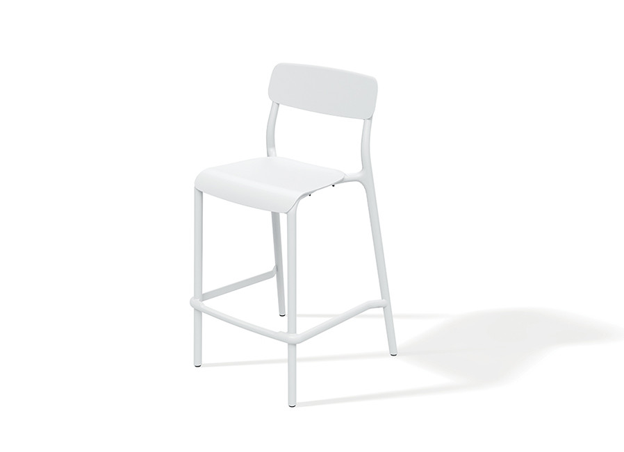 Стул барный уличныйVLL- FERNE Remo (коричневый ,белый, кирпичный)