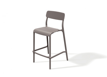 Стул барный уличныйVLL- FERNE Remo (коричневый ,белый, кирпичный)