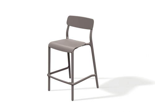 Стул барный уличныйVLL- FERNE Remo (коричневый ,белый, кирпичный)