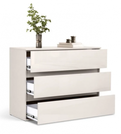 Комод MRK- Лилу 3 шх Глянец Кашемир