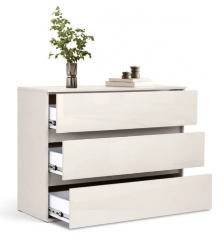 Комод MRK- Лилу 3 шх Глянец Кашемир