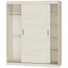 Шкаф-купе на 2 двери EVR- Соната-1800 крафт белый
