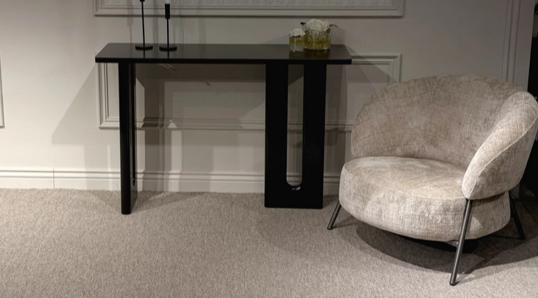 Консольный стол CRV- Arcade, Obsidian black,черный матовый