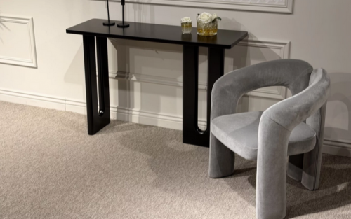 Консольный стол CRV- Arcade, Obsidian black,черный матовый