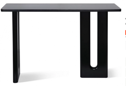 Консольный стол CRV- Arcade, Obsidian black,черный матовый