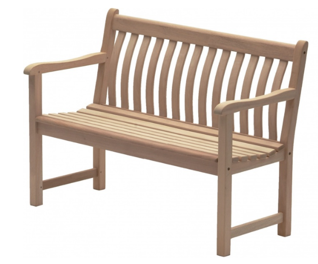 Лавка из дерева Alexander Rose TEA- MAHOGANY BROADFIELD BENCH 1.2M