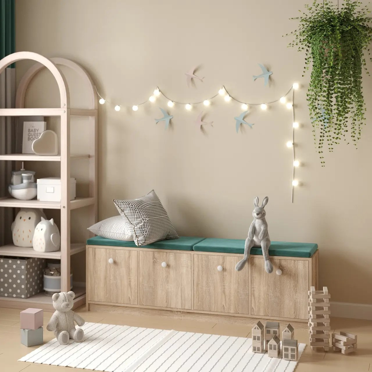 Комод 47х160х35 см KOD- КМ-ящ-детский