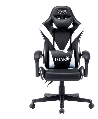 Офисный стул MFF- VR Racer Dexter Djaks черный/белый