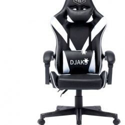 Офисный стул MFF- VR Racer Dexter Djaks черный/белый