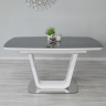 Стол модерн premium Evro- BELARDO DT9923 Grey/White Gloss 140*90