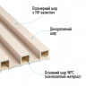 Декоративная стеновая рейка WPС STK- SW-00001870
