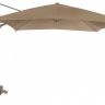 Зонт от солнца квадратный с базой DEI- Ezpeleta Flexo 3x3 (серо-коричневый)