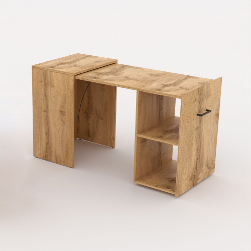 Раздвижной письменный стол Helvetia SMART 24N0LV03 (дуб вотан)