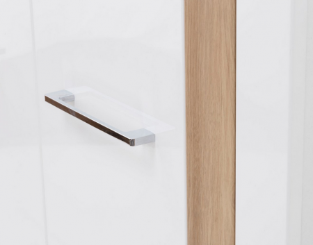 Комод на 2 двери и 4 ящика Forte TULUZA TUZK231B (дуб артизан/белый глянец)