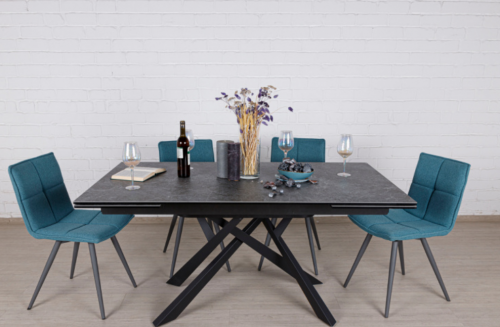 Стол обеденный модерн NL- Oshawa 160 (Серый)    