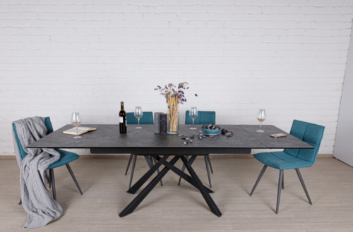 Стол обеденный модерн NL- Oshawa 160 (Серый)    