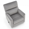 Кресло - шезлонг мягкое HALMAR KARIM (серый) 