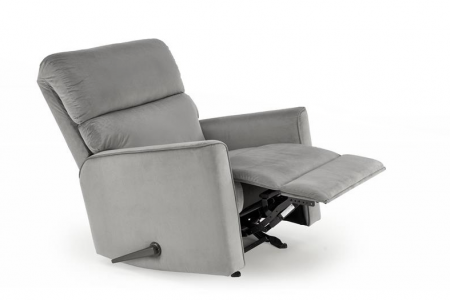 Кресло - шезлонг мягкое HALMAR KARIM (серый) 