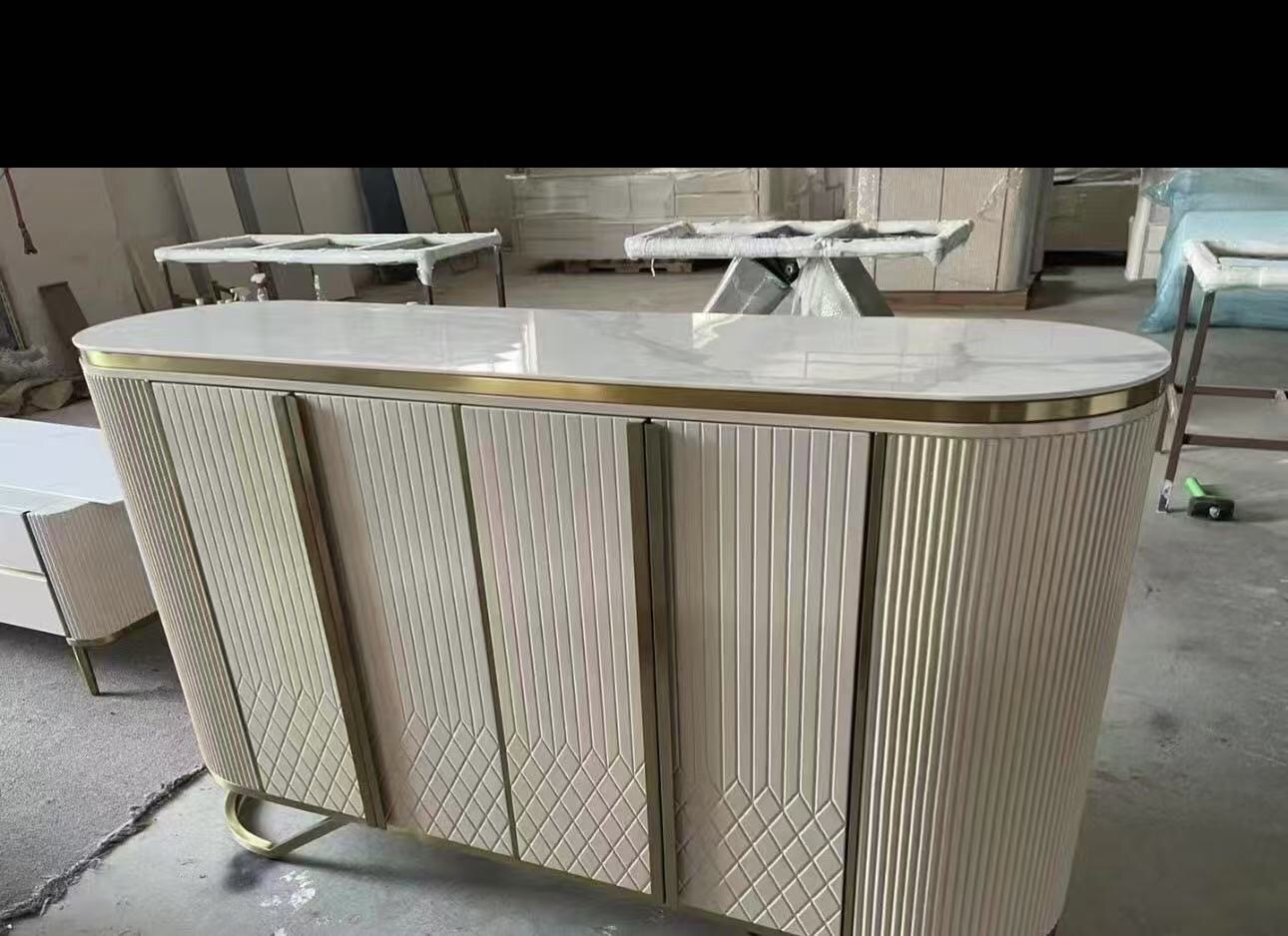 Консоль Elt- 610 (белый/золото)