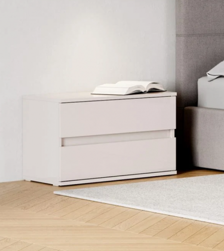 Тумба прикроватная MRK- Лилу 2 шх Глянец Кашемир