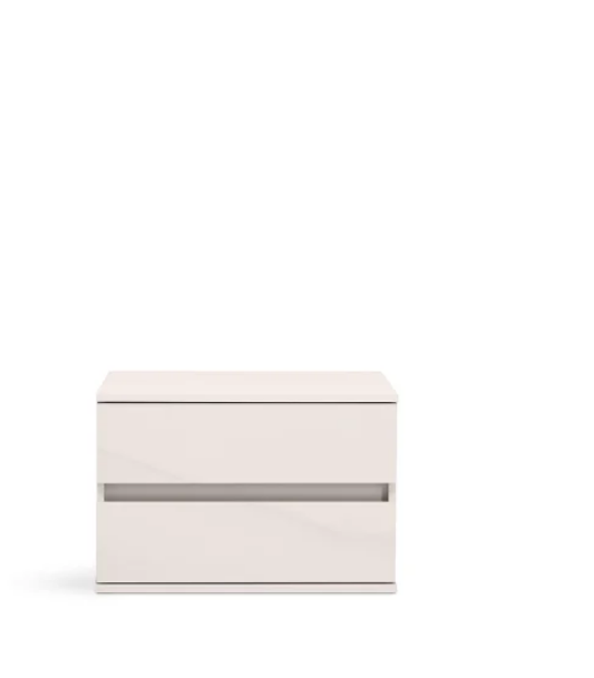 Тумба прикроватная MRK- Лилу 2 шх Глянец Кашемир