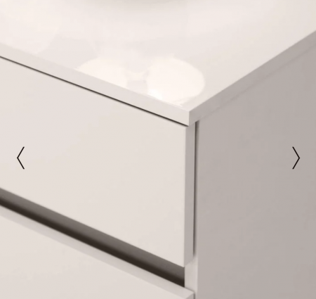 Тумба прикроватная MRK- Лилу 2 шх Глянец Кашемир