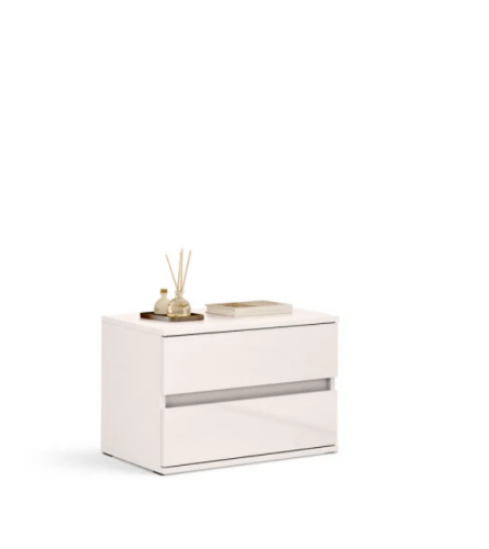 Тумба прикроватная MRK- Лилу 2 шх Глянец Кашемир