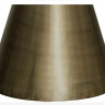 Стол обеденный CRV- Conus, Arctic ice top aged brass finish 100 см,белый