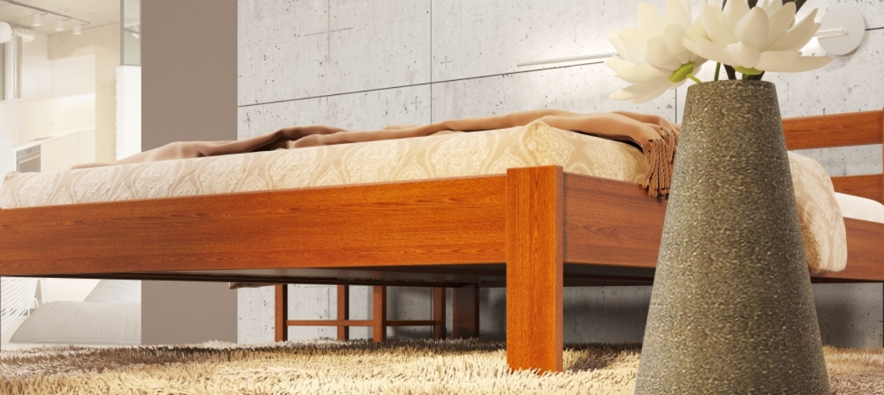 Кровать деревянная CML- Альпина
