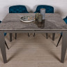 Стол обеденный модерн NL- ALTA керамика темно-серый глянец 