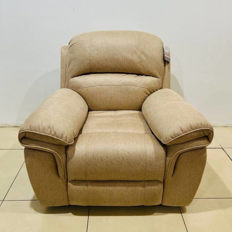 Кресло-реклайнер Avn- MILLER Beige Microfiber в цвете беж