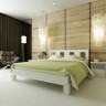 Кровать двуспальная деревянная KMP- Алексия